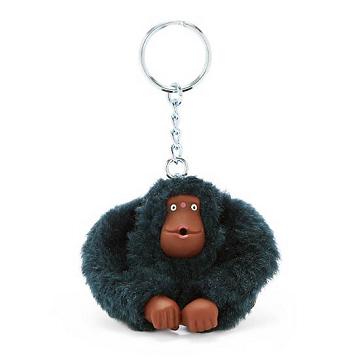 Kipling Sven Monkey Keychain Accessories True Blue Tonal | CA 1993UZ